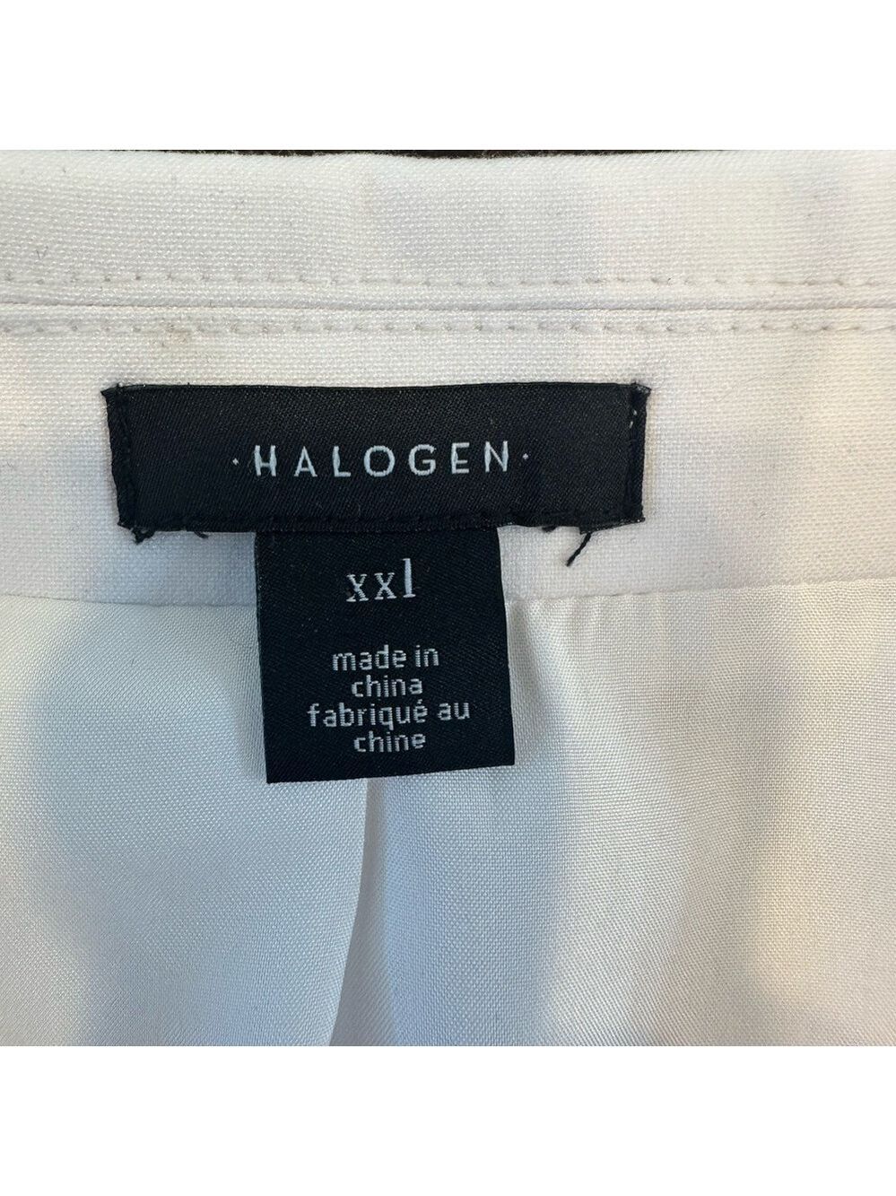 Halogen White Sleeveless Pleated Mini Dress - Picture 5 of 5